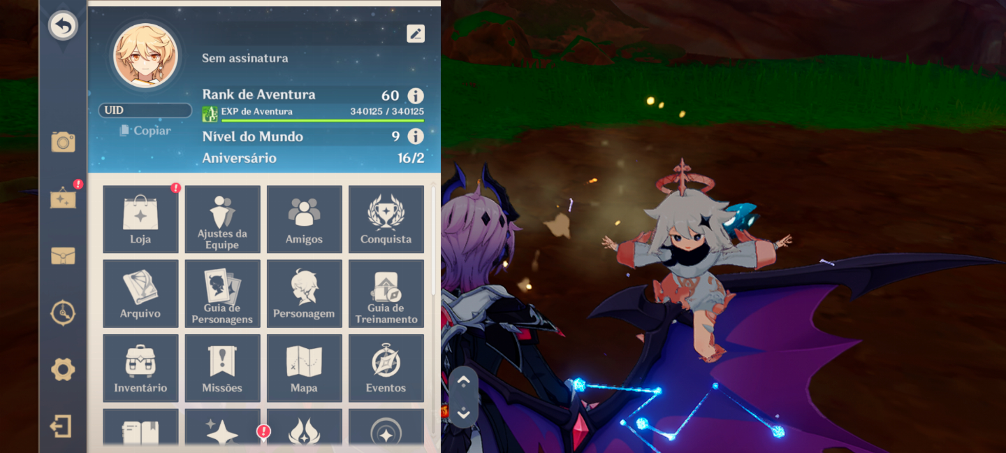 CONTA GENSHIN AR 60 ENDGAME + HONKAI STAR RAIL NIVEL 51