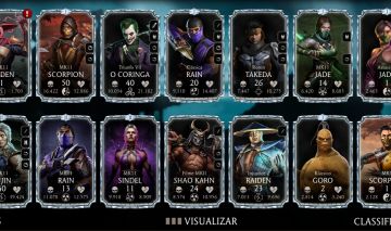 Conta de mk mobile com muitos bonecos diamantes