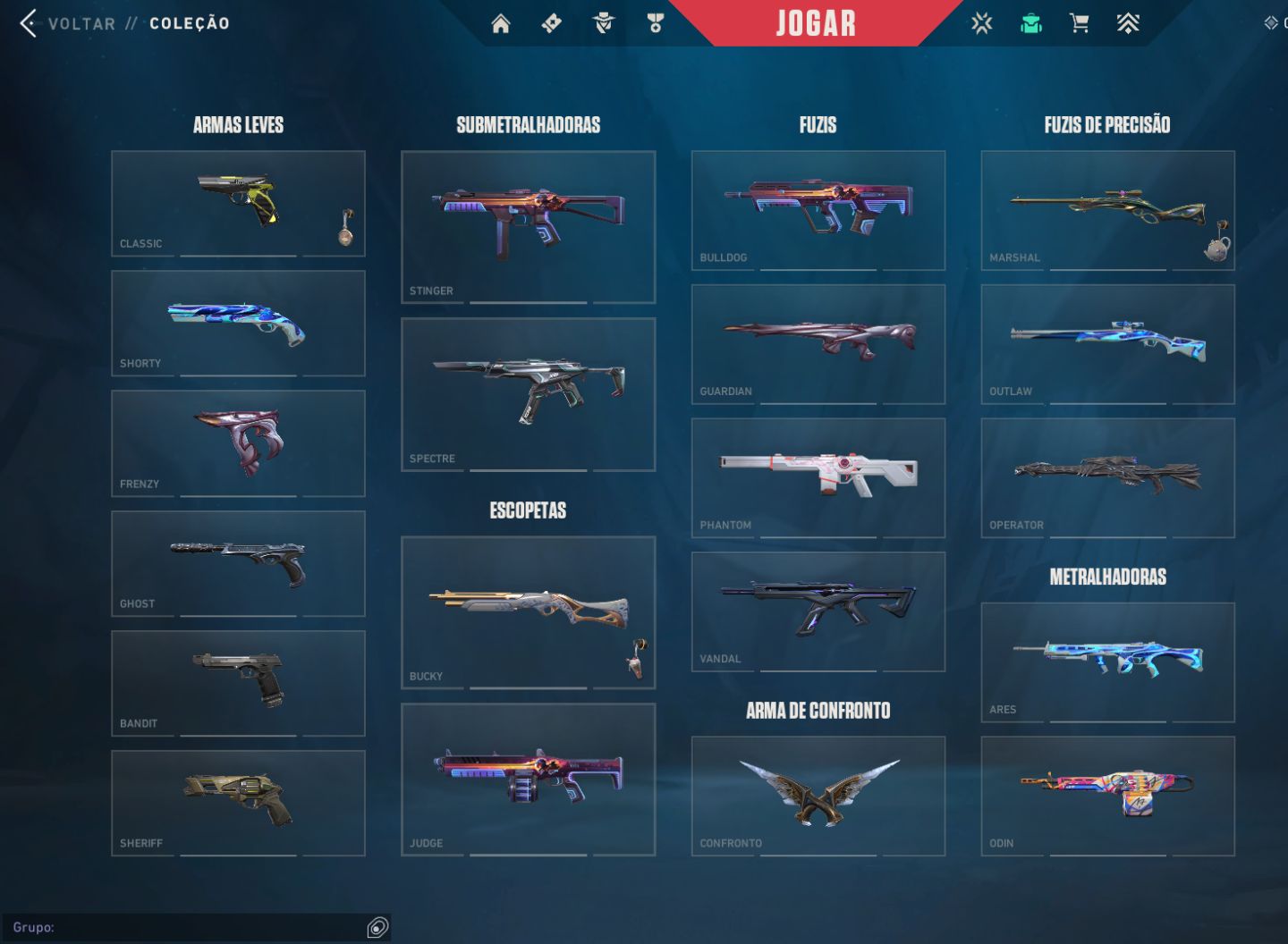 CONTA VALORANT + LOL | COLEÇÃO DE SKINS | MAIS DE R$1.450 INVESTIDOS