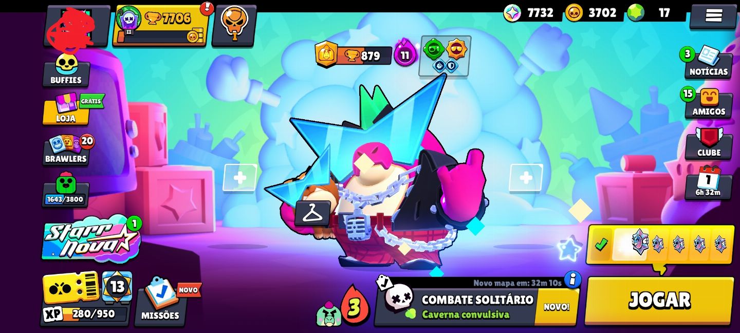 Conta de brawl stars rara