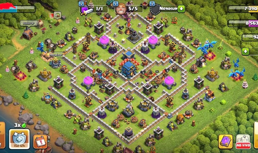 CONTA CLASH OF CLANS CV12
