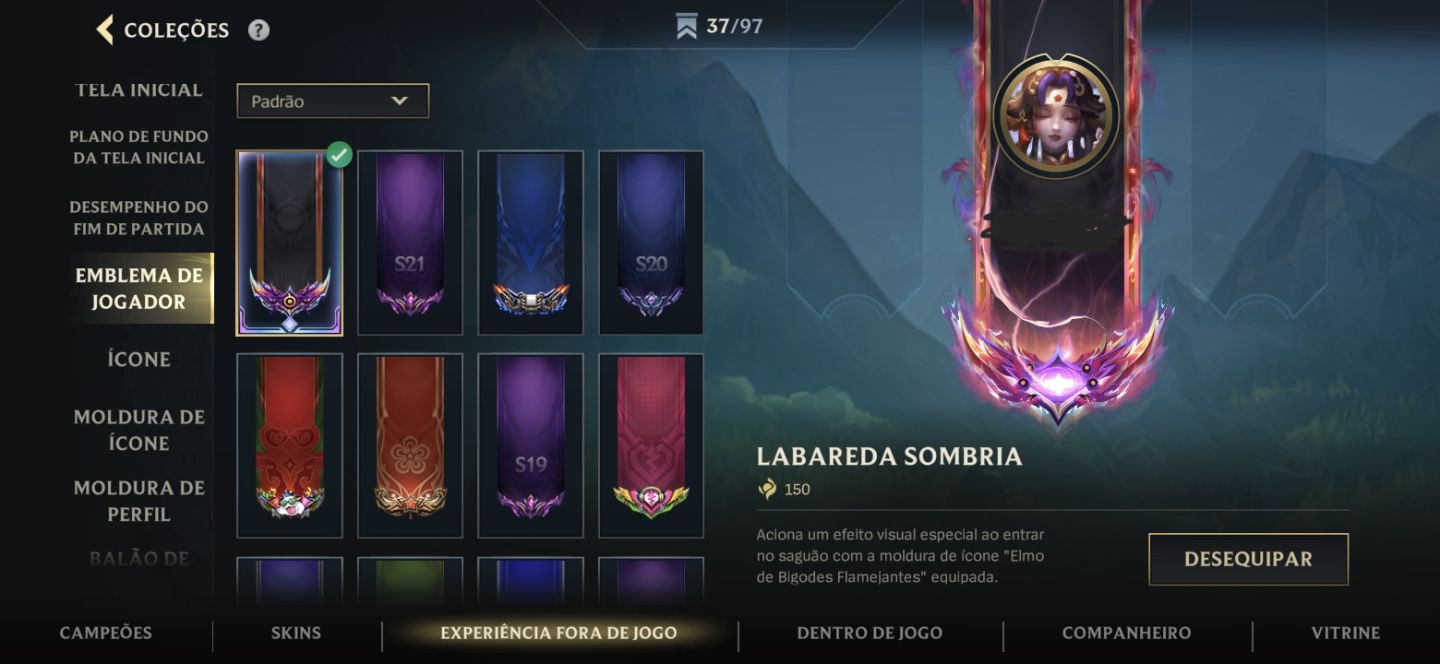 CONTA PREMIUM DE WILD RIFT