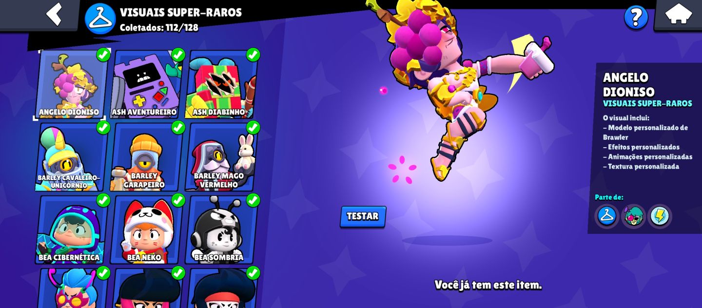 Conta Full de Brawl Stars | Full Nível 11 e Full Buffies (Valor Negociável)