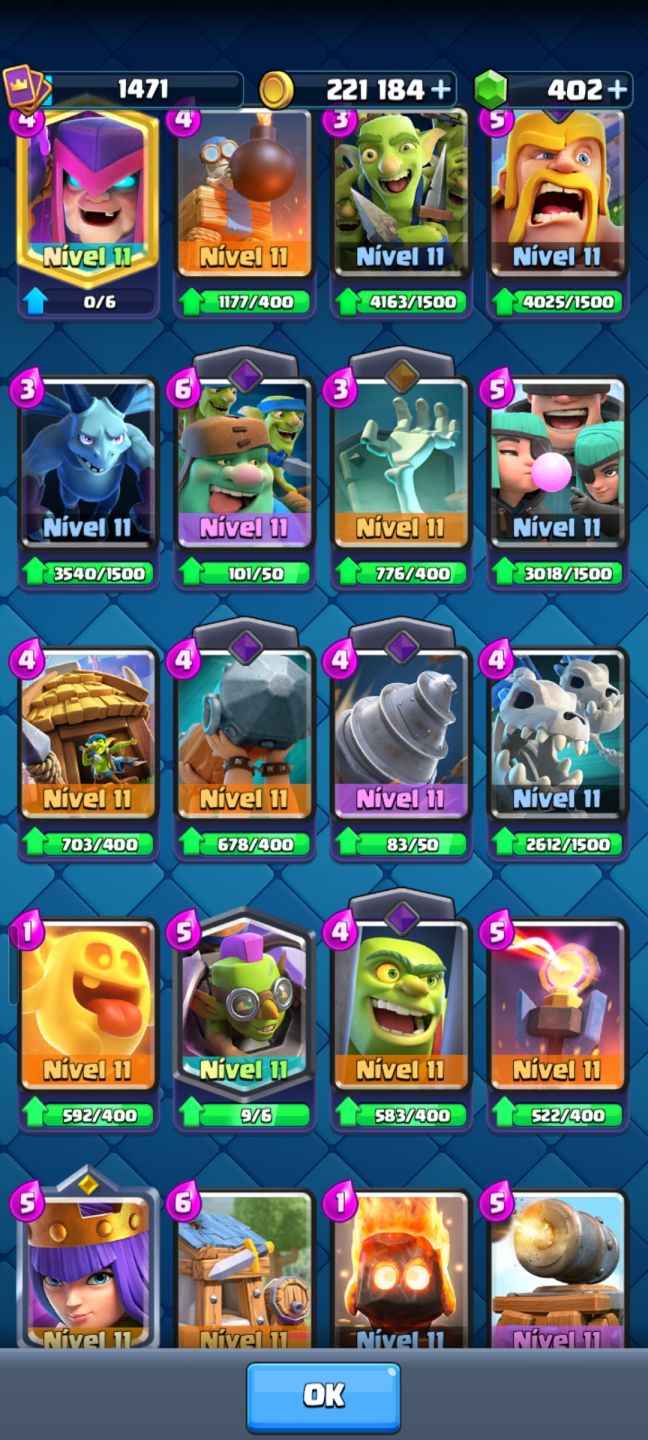 CONTA VETERANA (9+ ANOS) | 10,000 TROFÉUS | NÍVEL ALTO + PASSES & SKINS