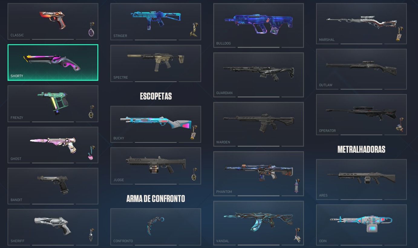 CONTA VALORANT + SKINS