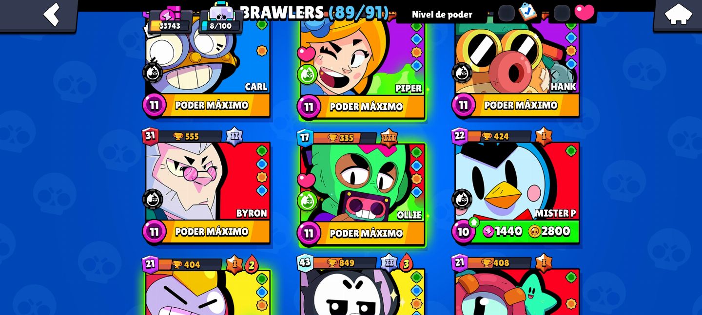 Conta de Brawl stars super gemada