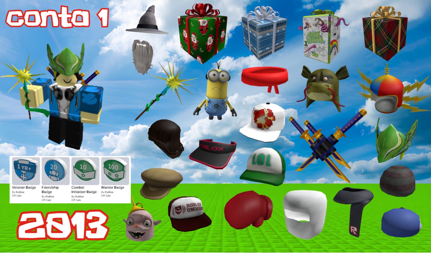 [PROMOÇÃO] CONTAS ANTIGAS ROBLOX 2007, 2008, 2009, 2010 - OFFSALES,RAP, LIMITEDS