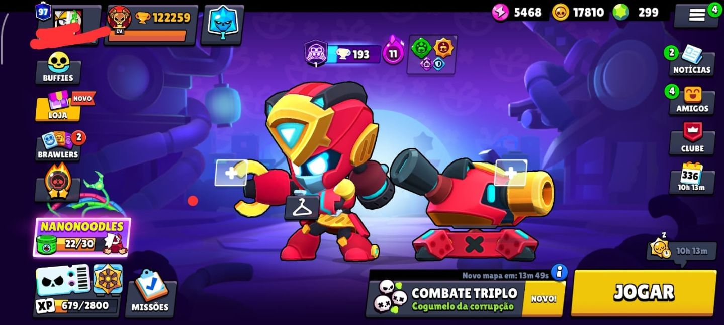 CONTA DO BRAWL STARS COM TODOS BRAWLERS NIVEL 11, COM 87 HIPERCARGAS