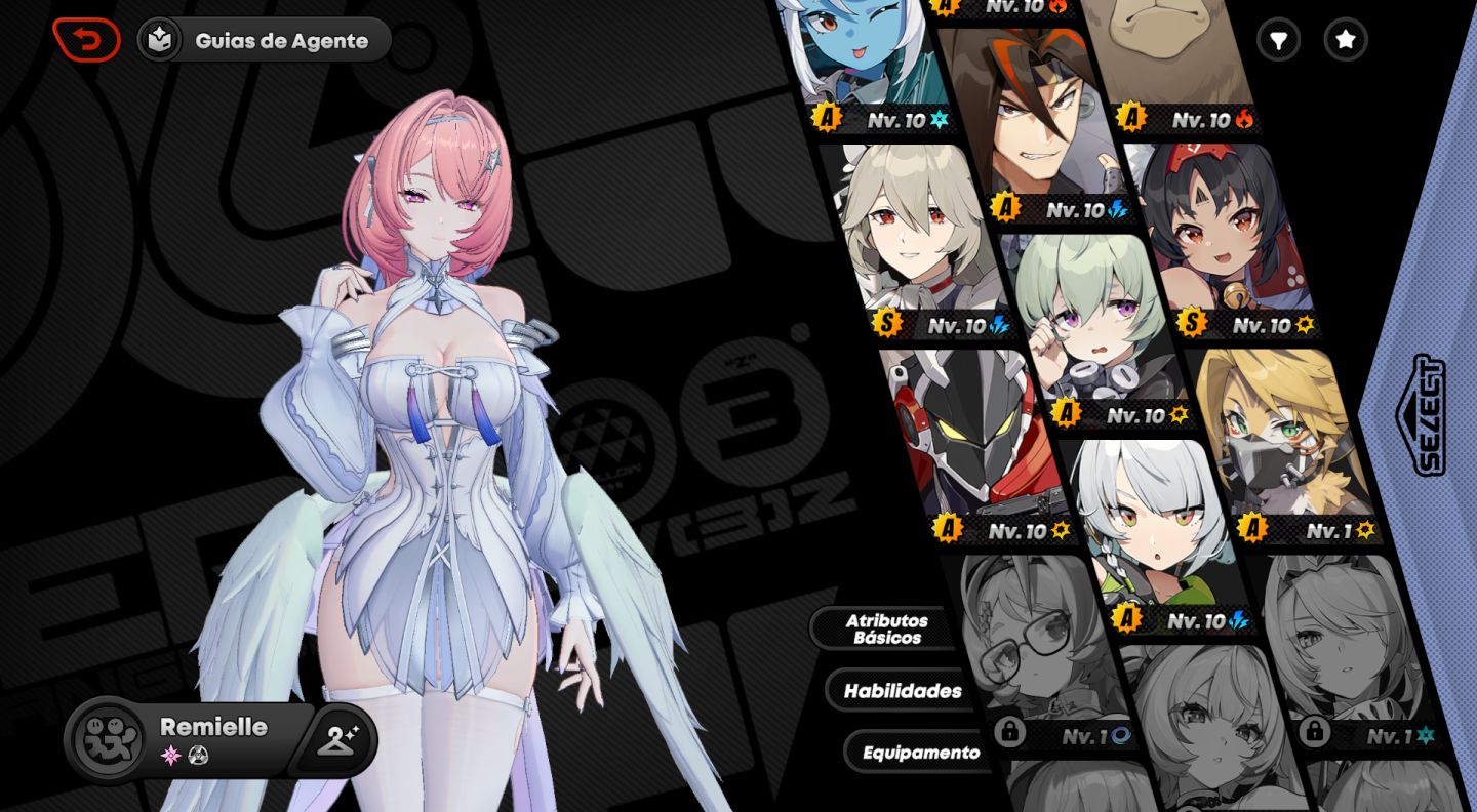 ZZZ conta endgame Nangong M1, Velina, Remielle, Phoenix