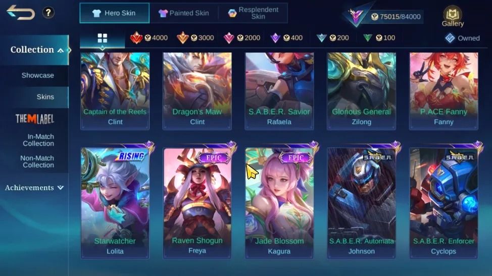 351 SKINS - FULL EMBLEMAS - FULL HEROIS
