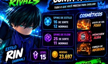 CONTA RIN BLUE LOCK RIVALS À VENDA