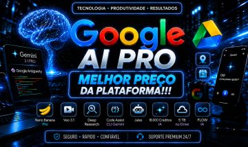 Gemini Pro + Nano Banana + Veo 3 (30 dias) MELHOR PREÇO DA PLATAFORMA!!!