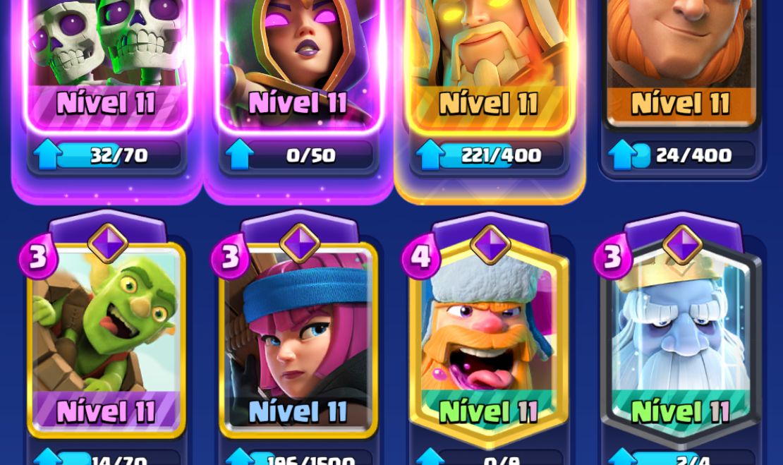 CONTA DE CLASH ROYALE MUITO OP COM CAMPEÕES E EVOS