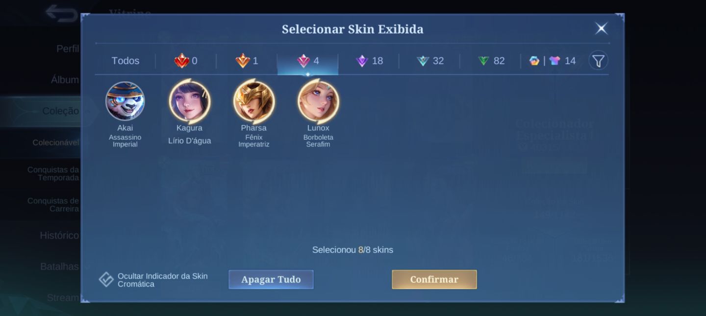 CONTA MAIN MID | 151 SKINS | IMORTAL 261 ESTRELAS