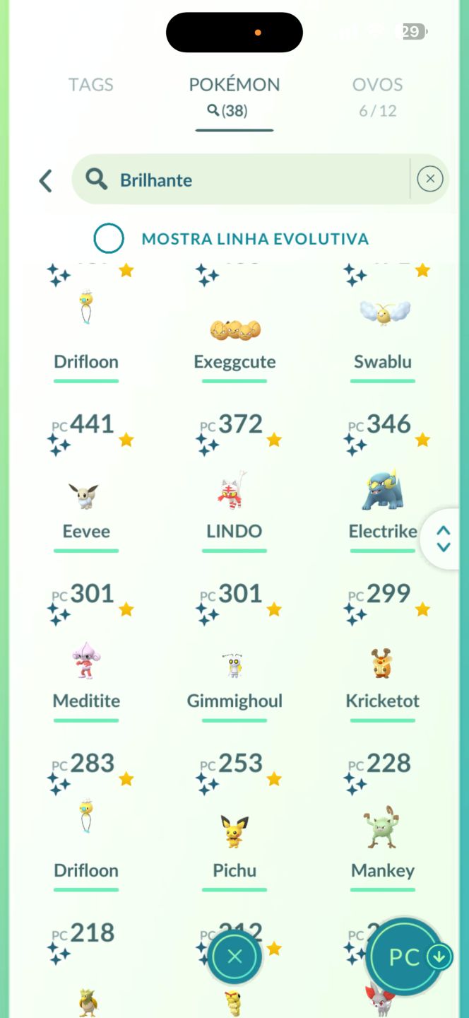Conta Level 70 de 2016 Pokemon Go 38 Lendário e 38 shinys