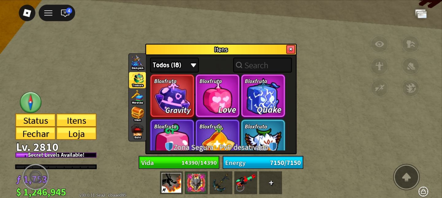 Conta blox fruits com DRAGON permanente [MELHOR PREÇO DA GGMAX!!!]