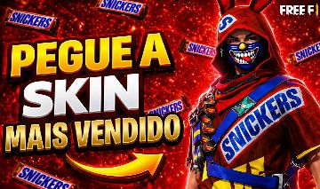 (O MAIS BARATO) CODIGUIN FREE FIRE X SNICKERS