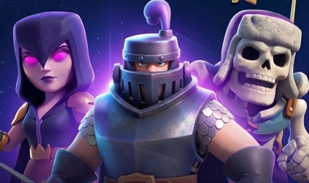 Conta de clash royale full com 2 passes comprados com mega, bruxa gigante, evolu