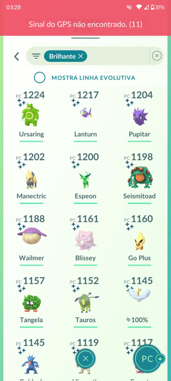 CONTA POKÉMON GO DE 2021 COM MUITOS SHINY
