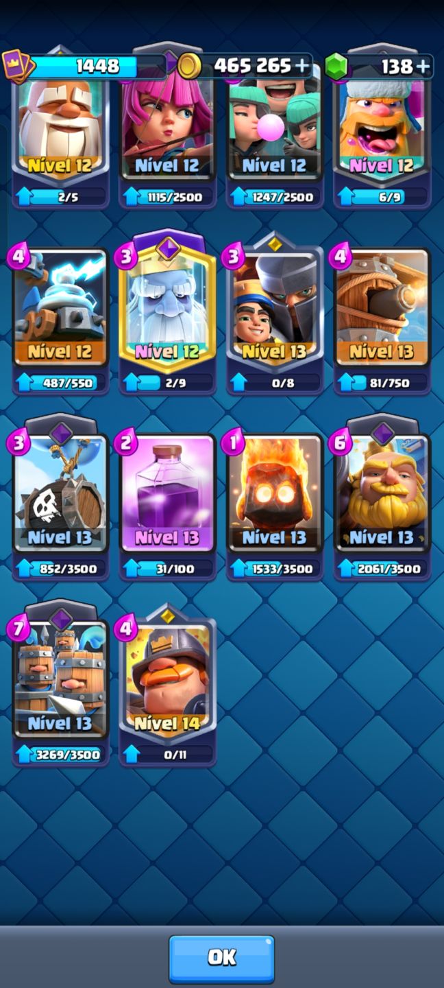 CONTA CLASH ROYALE 10.5K DE TROFÉUS