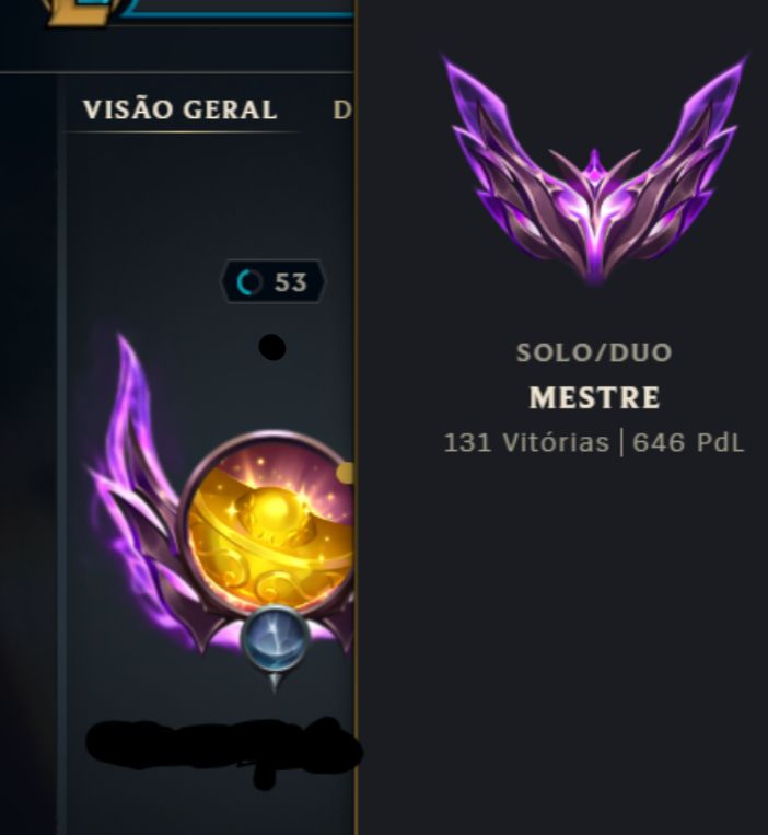 Conta mestre (650 PDL, 13 skins) - MMR bom