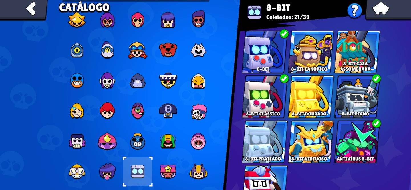 Conta brawl stars 2020 muitas skins lendarias e miticas e brawlers 11 com hiper