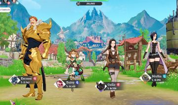 Conta de 7ds origin com daisy, escanor e merlin mensal liones ativo