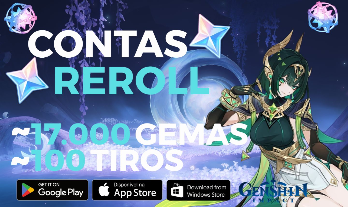 GENSHIN IMPACT CONTAS REROLL - ENTREGA AUTOMATICA