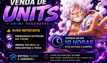 PROMO, Anime vanguards UNITS! ESCANOR, GOGETA, RUKIA e Exclusivos!!!
