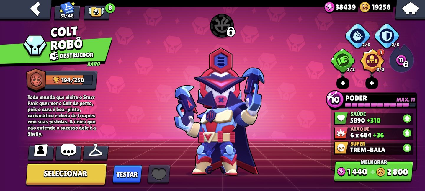 Conta Brawl Stars 13k+ Troféus | 72 Brawlers | Vários Power 11
