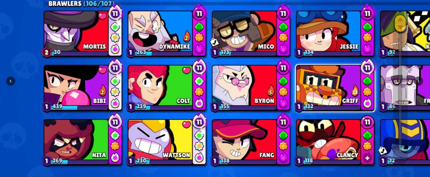 CONTA RARA! BRAWL STARS 84000+ PASSES ANTIGOS CRIADA DESDE DE 2020 TEM DE TUDO