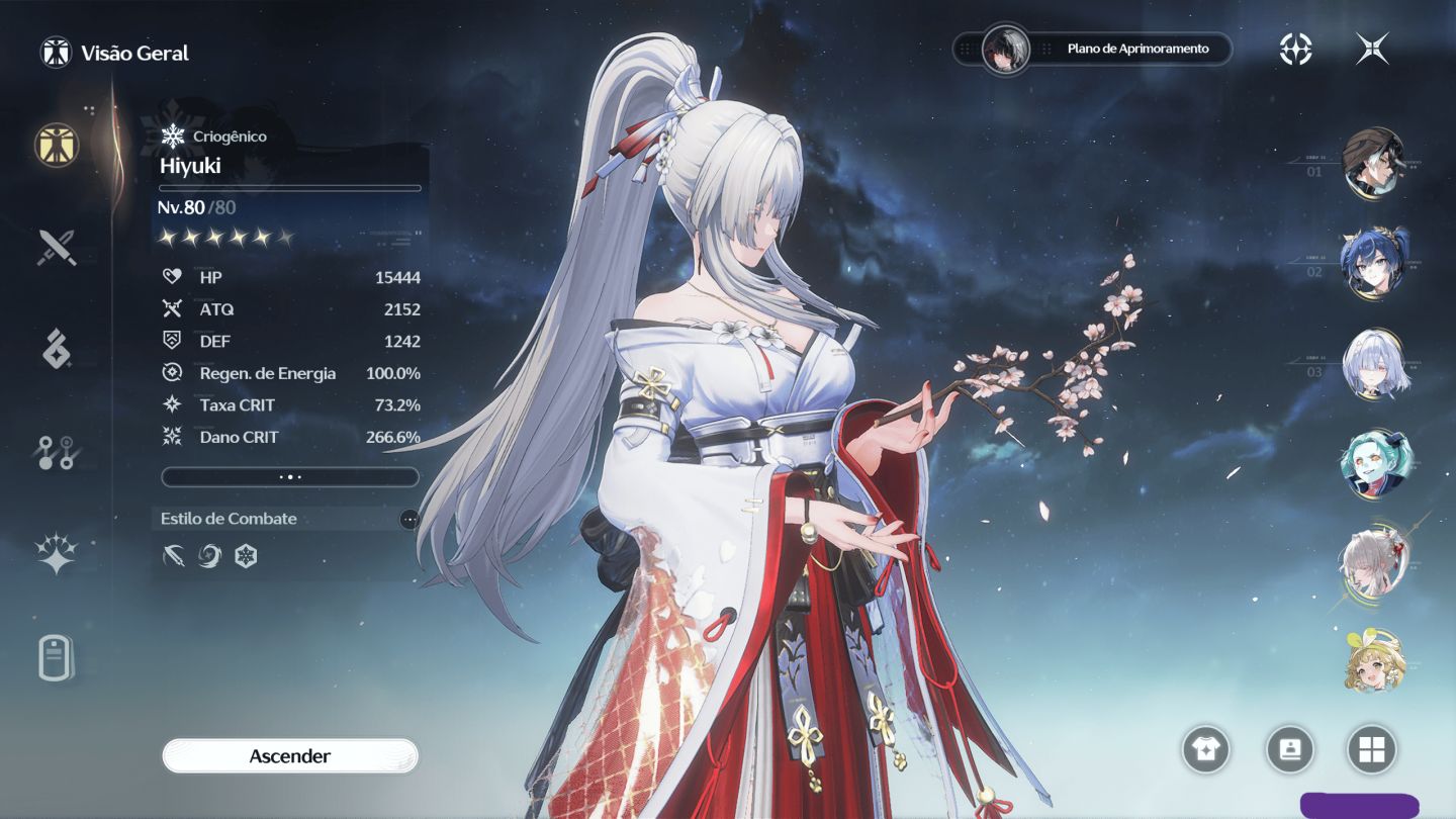 CONTA WUTHERING WAVES - HIYUKI S3+ JINGRAN+ REBECCA+ IUNO+ CHISA+ MORNYE + SIGNS