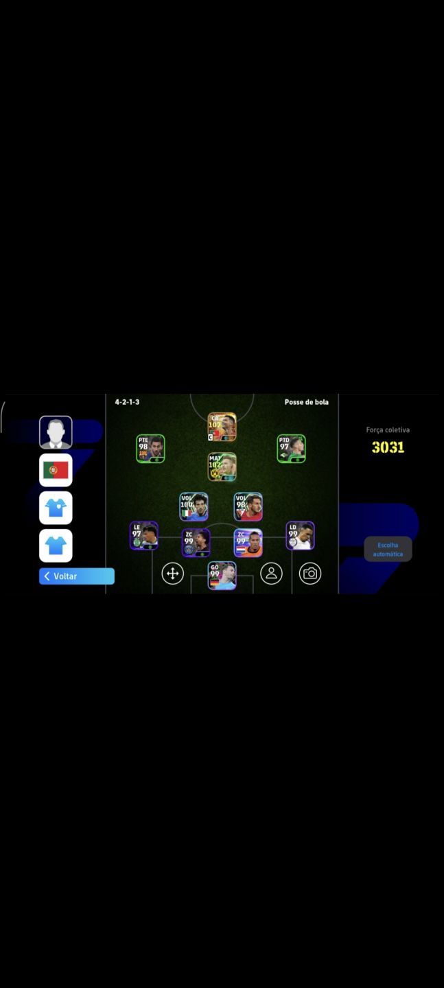 Contas de efotball com Messi nedved yamal haland cristiano Ronaldo mbappe etc