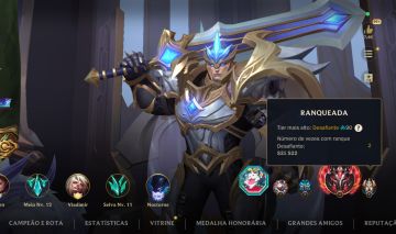 Conta wild Rift desafiante 200 skins