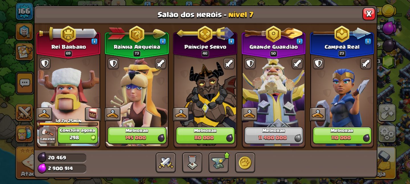 Conta de Clash of Clans à Venda! CV13 FULL VÁRIOS OBSTÁCULOS (Son).