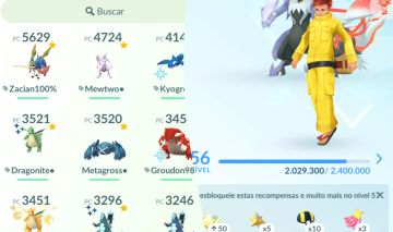 CONTA LVL 56 IMPERDÍVEL POKÉMON GO