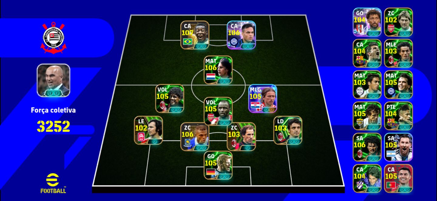 Conta Efootball Profissional 3250+