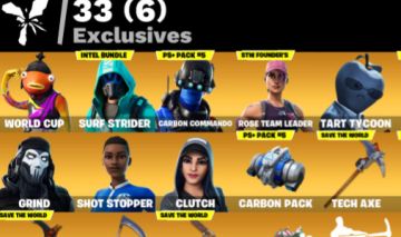 164 skins | OG STW | WORLD CUP | | Shot Stopper | Clutch || Luxe | 850 VB
