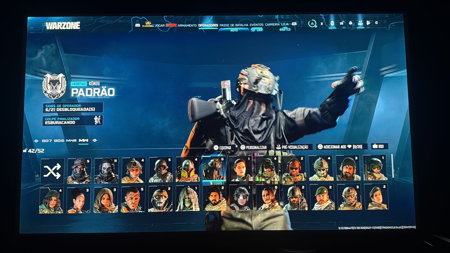 Conta COD PlayStation BlackCell MWII/MWIII +70 Operadores Sem Ban Muitos Bundles