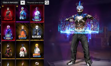 Conta Free Fire com Conjuntos Raros, Skins Exclusivas e Calças Angelicais top!
