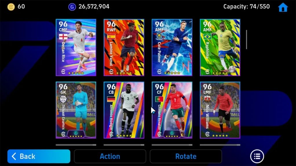 CONTA EFOOTBALL 3204 FC | PLANTEL EPIC | 34 EPICOS | BECKENBAUER & RIJKAARD