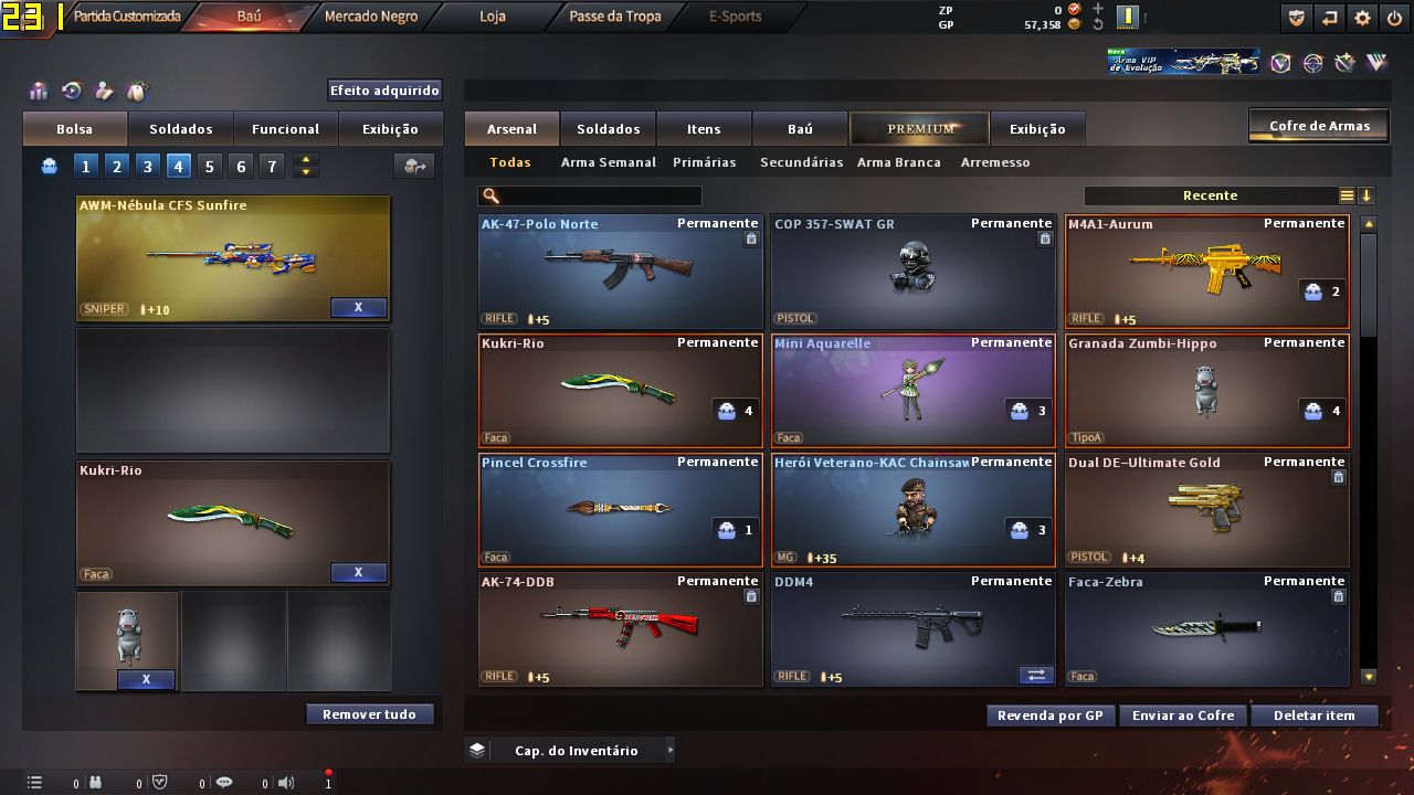 CONTA BARRINHA CROSSFIRE MUITO BOA PARA JOGAR RANQUEADA COD FX5
