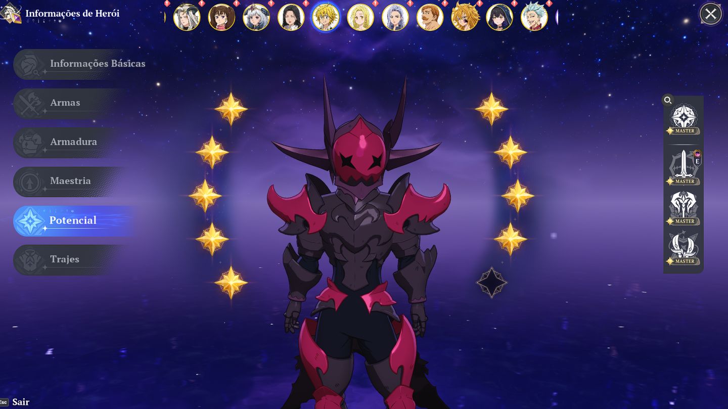 CONTA END GAME 7DS ORIGIN