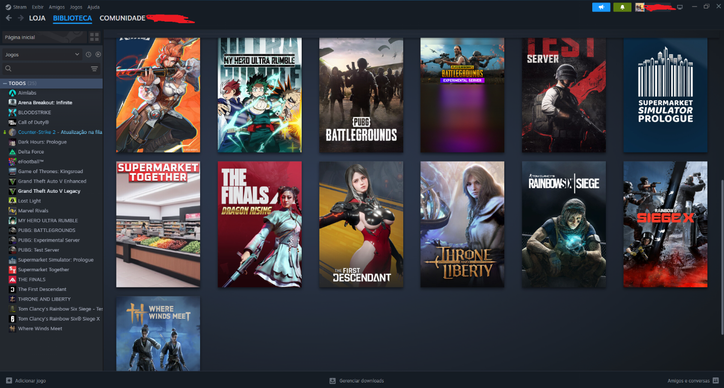 Conta da Steam com GTA V e conta no Cs2!