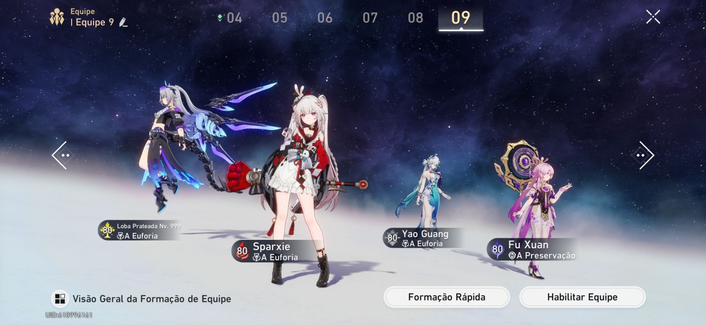 CONTA DE HONKAI STAR RAIL COMPLETA COM VARIOS TIMES METAS E PREMIUM