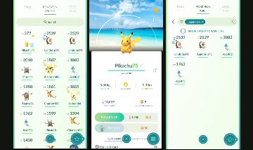 Pokemon go LVL24 | 6 LENDÁRIOS + 10 SHINY | PIKACHU FUNDO c053