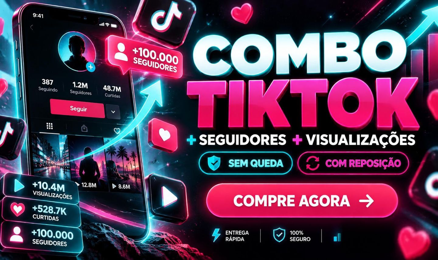 [MAIS BARATO E SEM QUEDA] SEGUIDORES TIKTOK