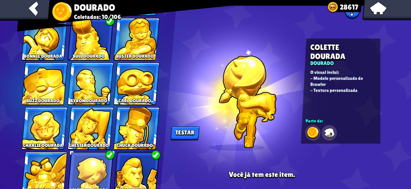 CONTA BRAWL STARS FULL COM DOIS REIS FRANKS E MESTRES 3!