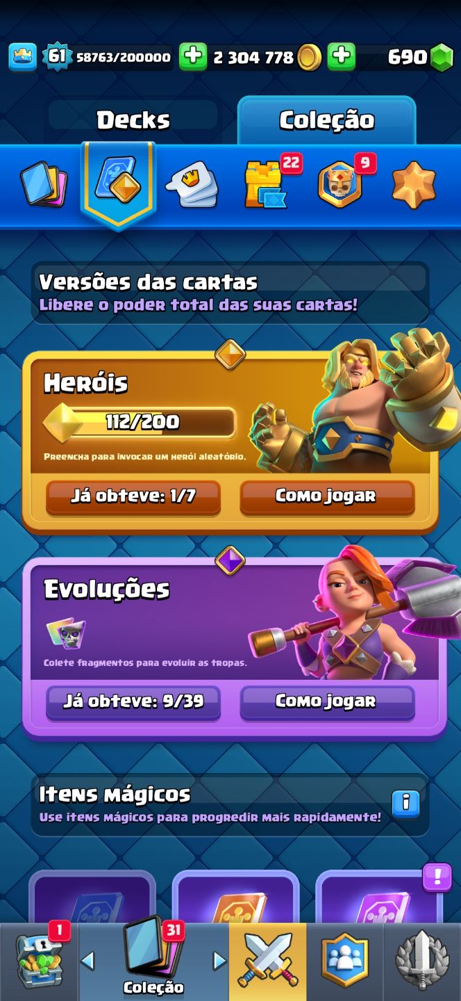 CONTA CLASH ROYALE TOP À VENDA UPADA E PRONTA PRA RANQUEADA