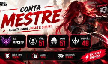Conta MESTRE(51 skins)